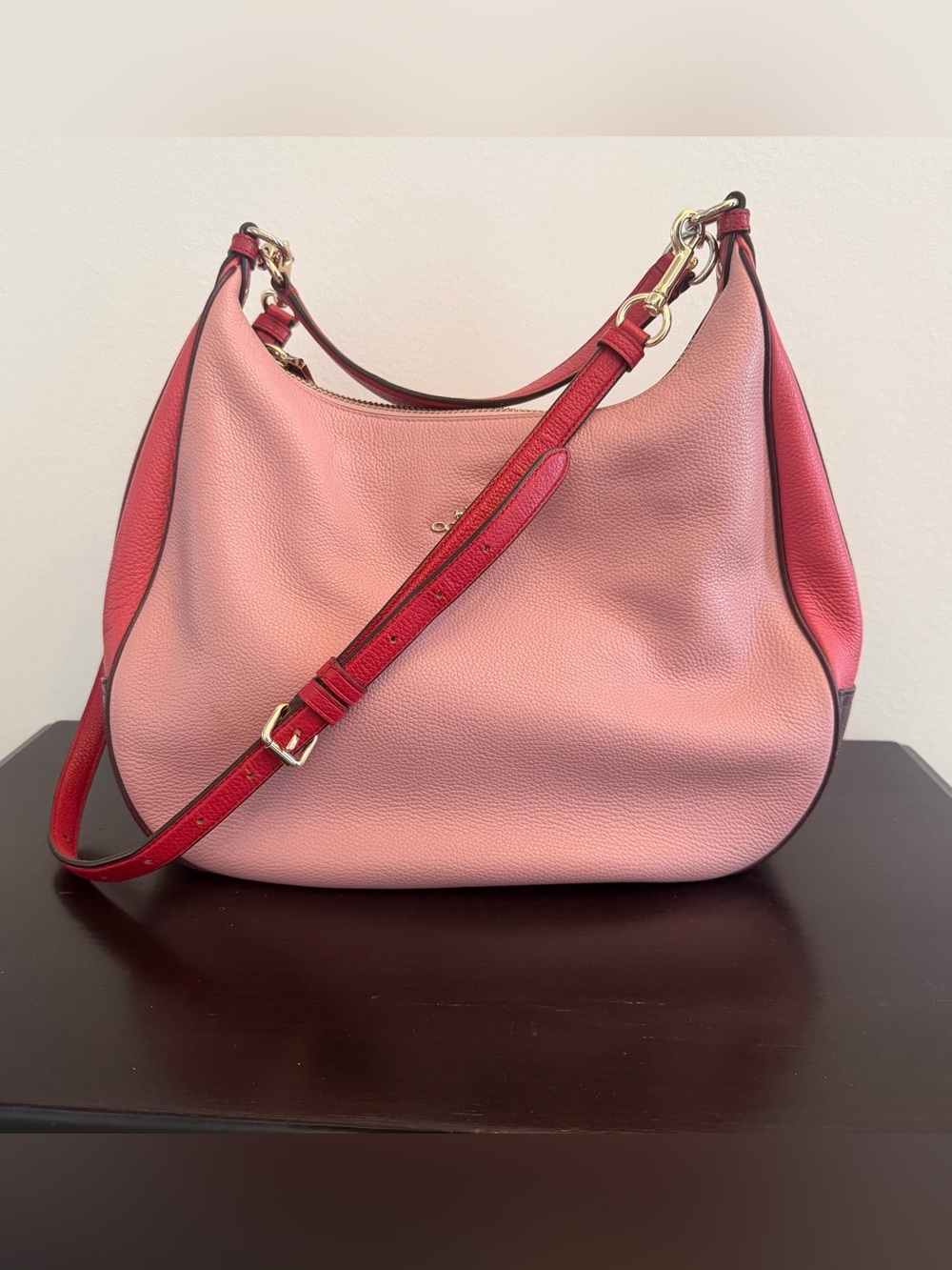 Harley Hobo in Geometric Colorblock Polished Pebble Leather